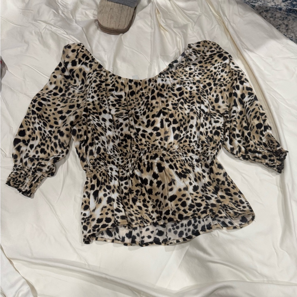 Cato cheetah top
